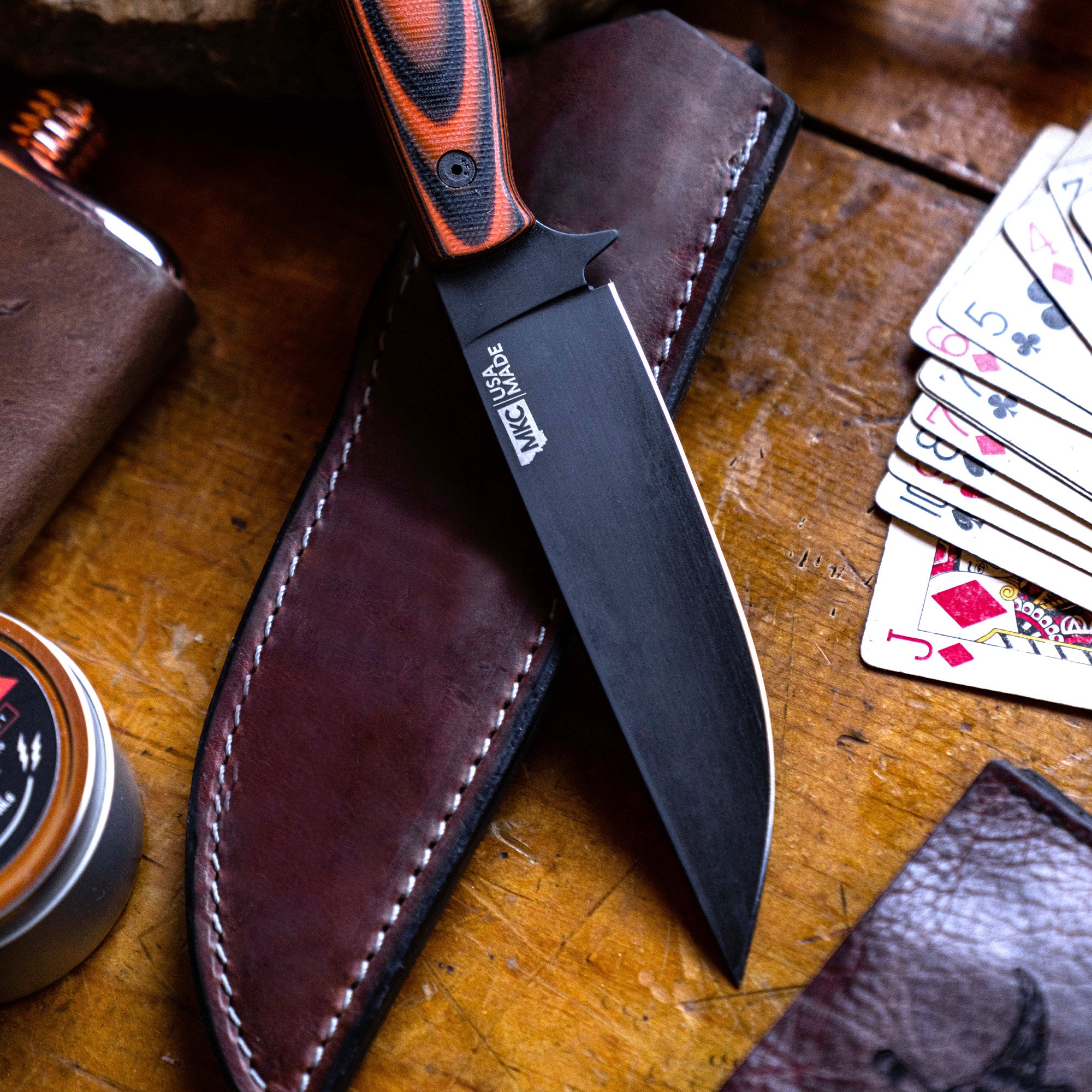 SUPER CUB VERTICAL LEATHER SHEATH