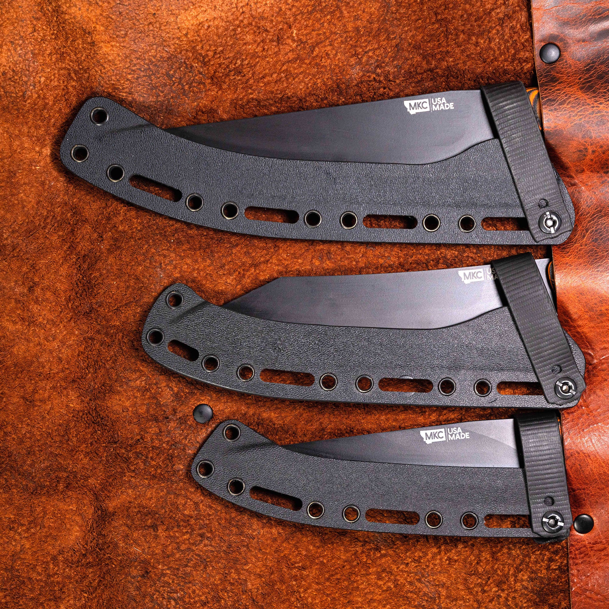 Cold Steel Hunting Kit / 5-Piece Knife Set - Black/Orange