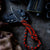 THE MINI-SPEEDGOAT FIXED BLADE - ORANGE & BLACK