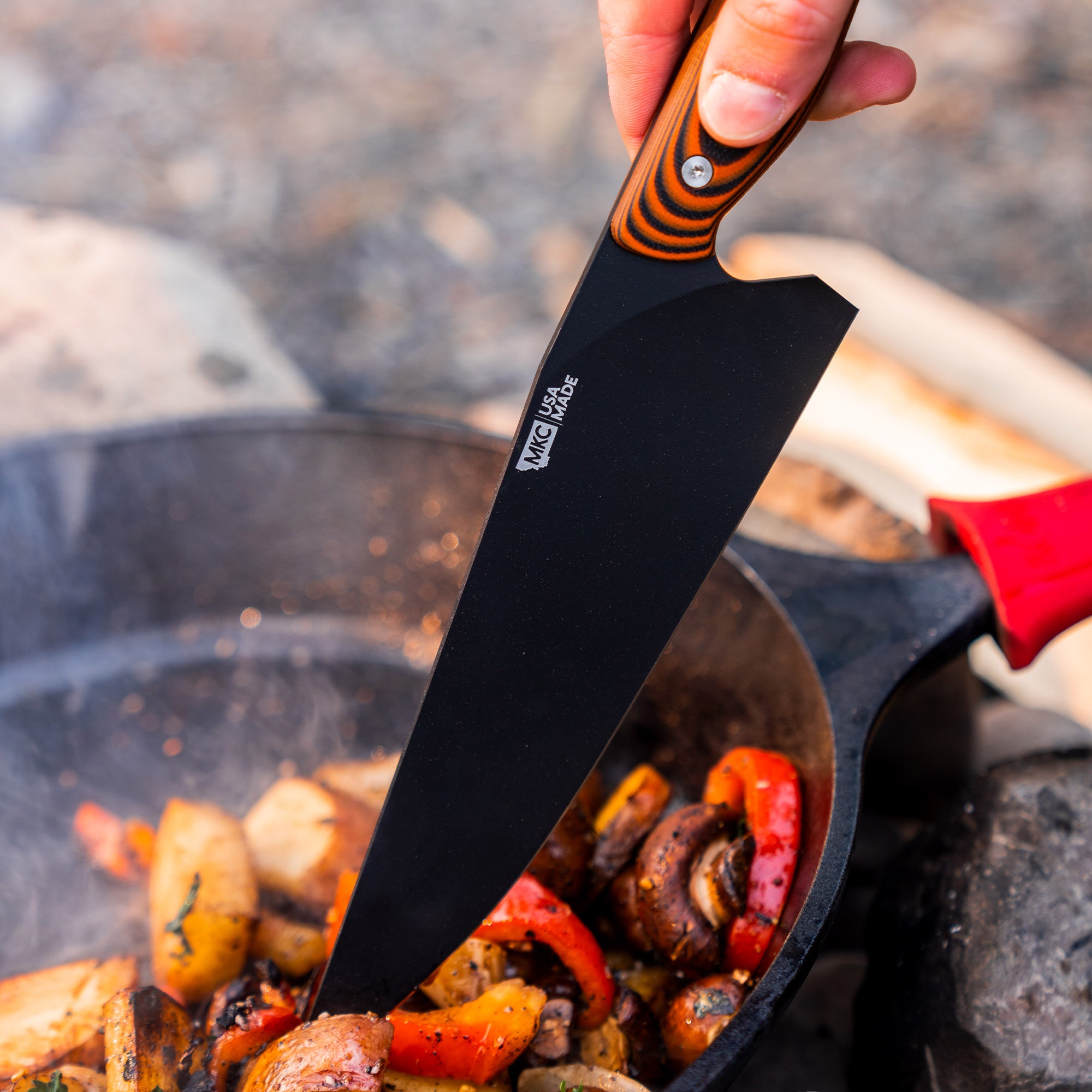 Chinary Set MKC CULINARY SET - ORANGE AND BLACK - Montana Knife Company