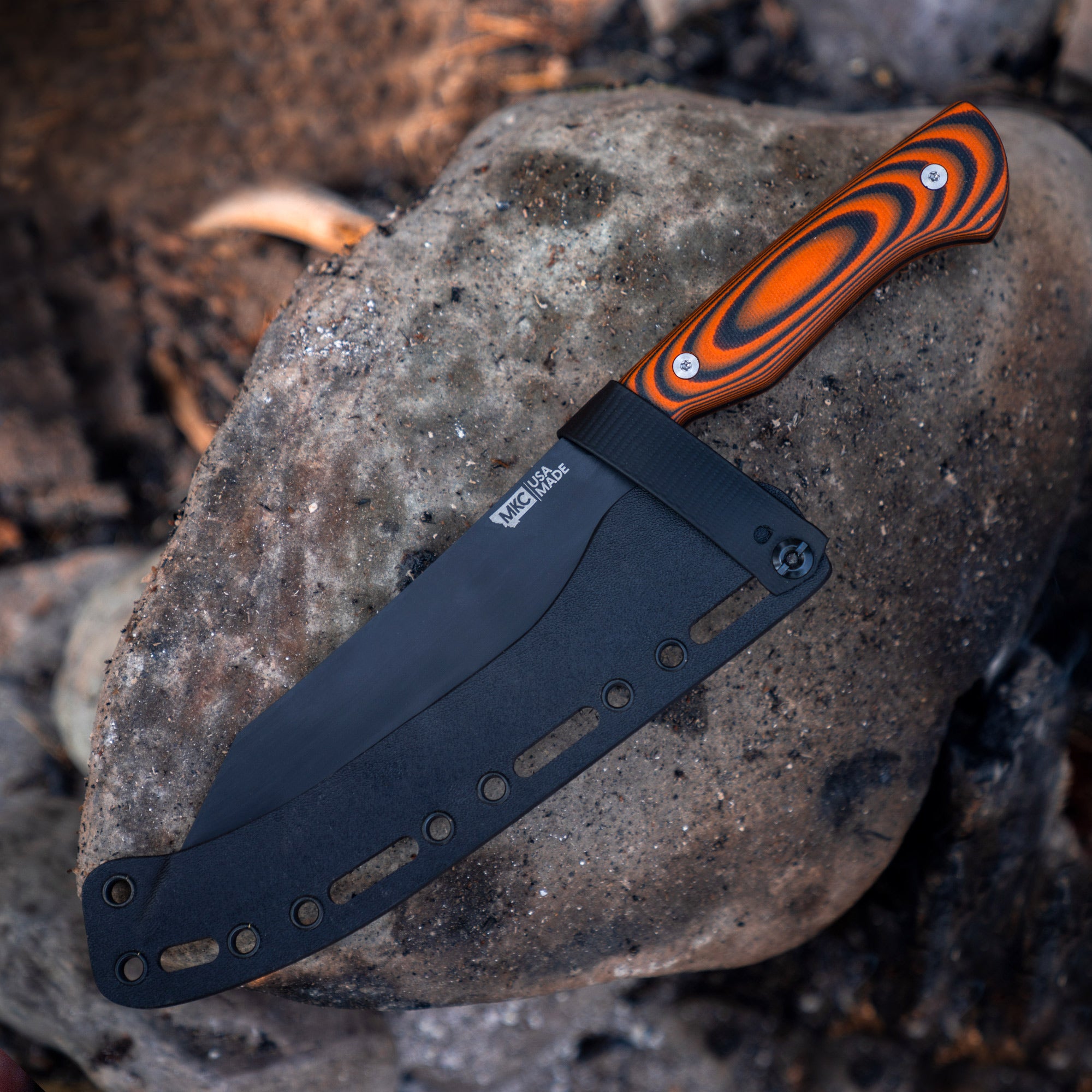 SMITH RIVER SANTOKU - ORANGE & BLACK