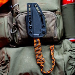 THE SPEEDGOAT FIXED BLADE - BLAZE ORANGE AND BLACK