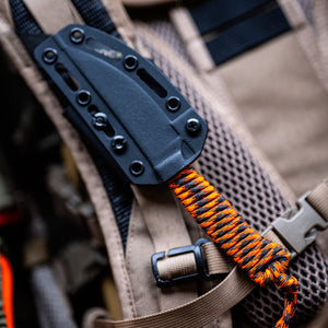 THE SPEEDGOAT FIXED BLADE - BLAZE ORANGE AND BLACK