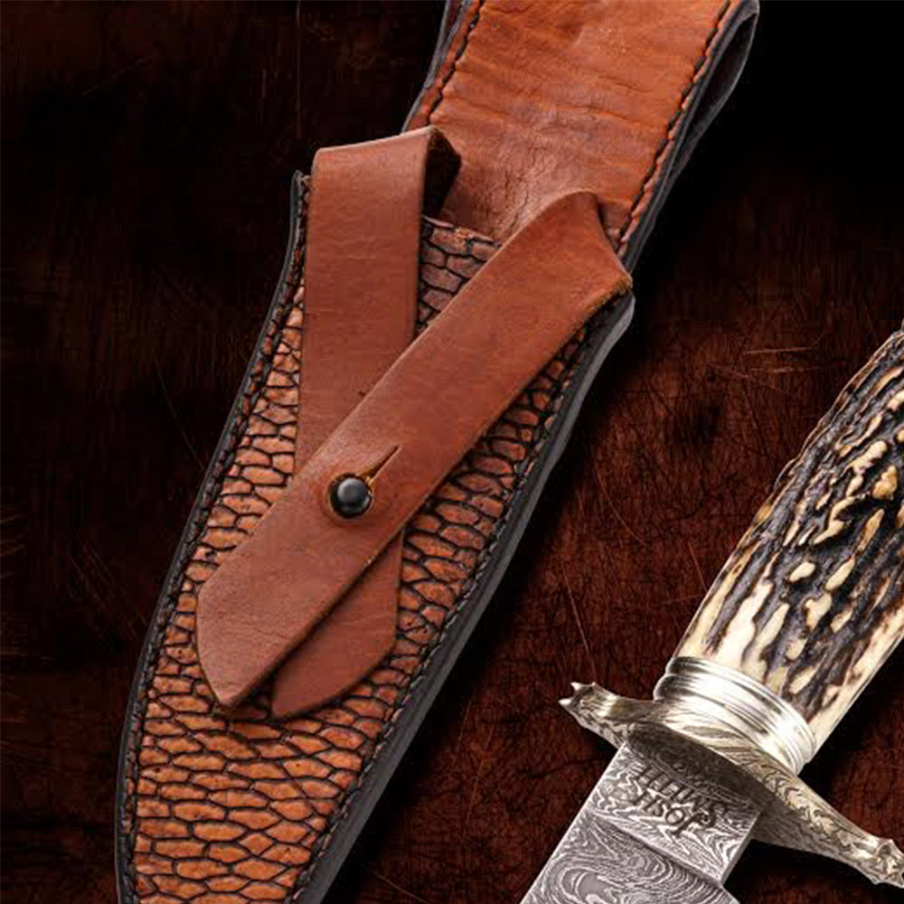 JOSH SMITH COWBOY FIGHTER KNIFE RAFFLE