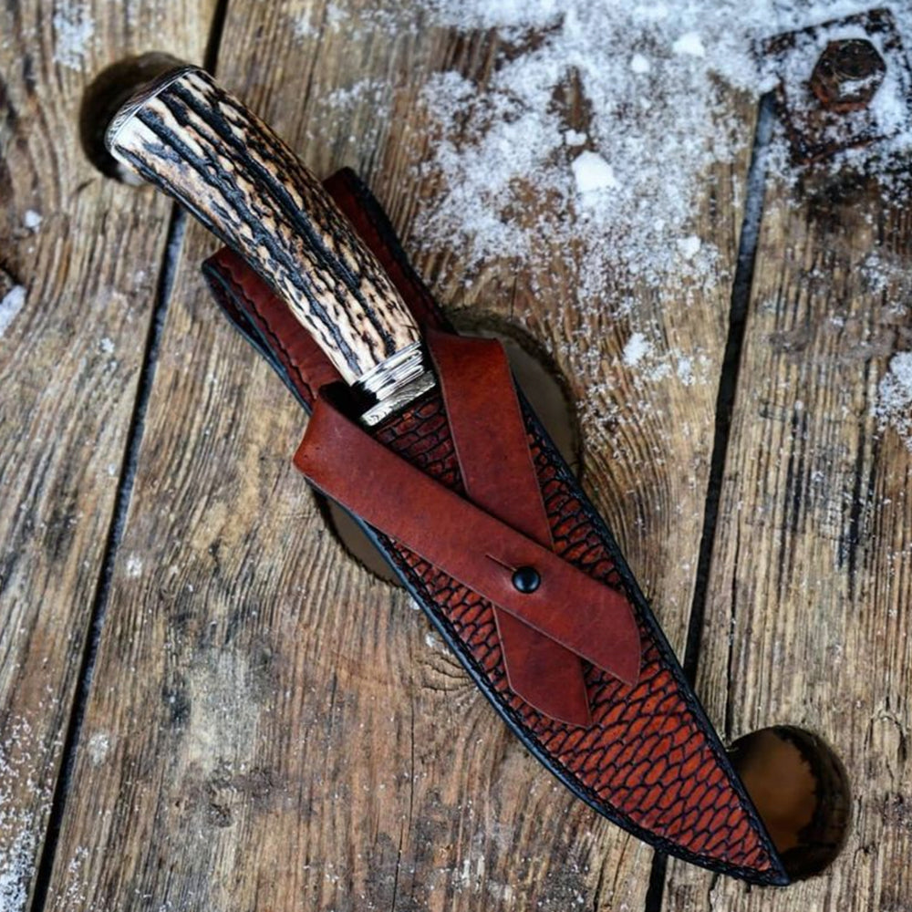 JOSH SMITH COWBOY FIGHTER KNIFE RAFFLE