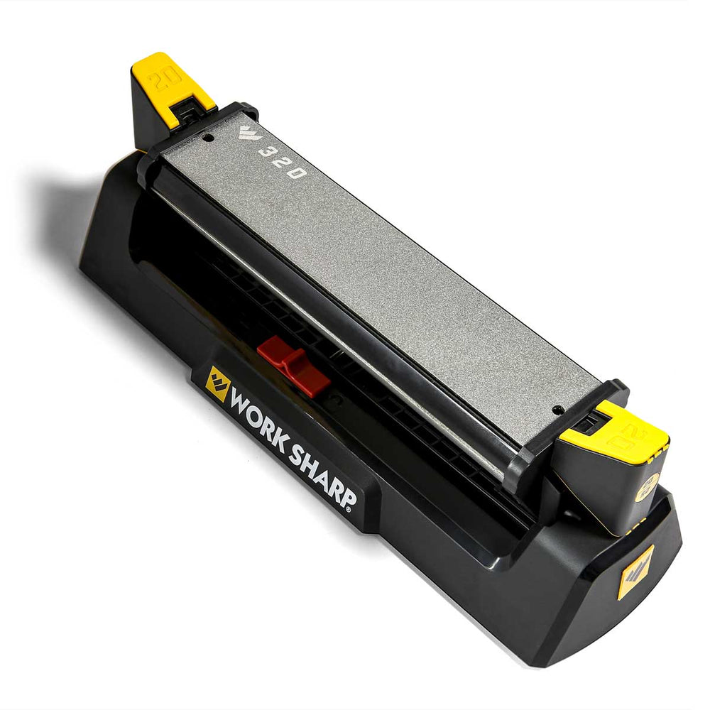 WORK SHARP - BENCHSTONE KNIFE SHARPENER™ WITH TRI-BRASIVE AND PIVOT-RE